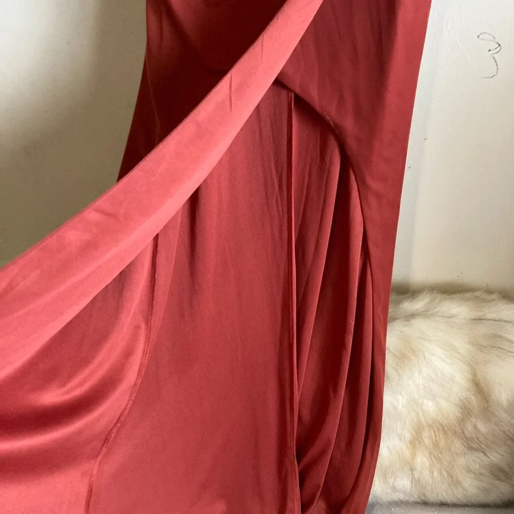 Azazie Yola Rust Bridesmaid Dress - Picture 5 of 10